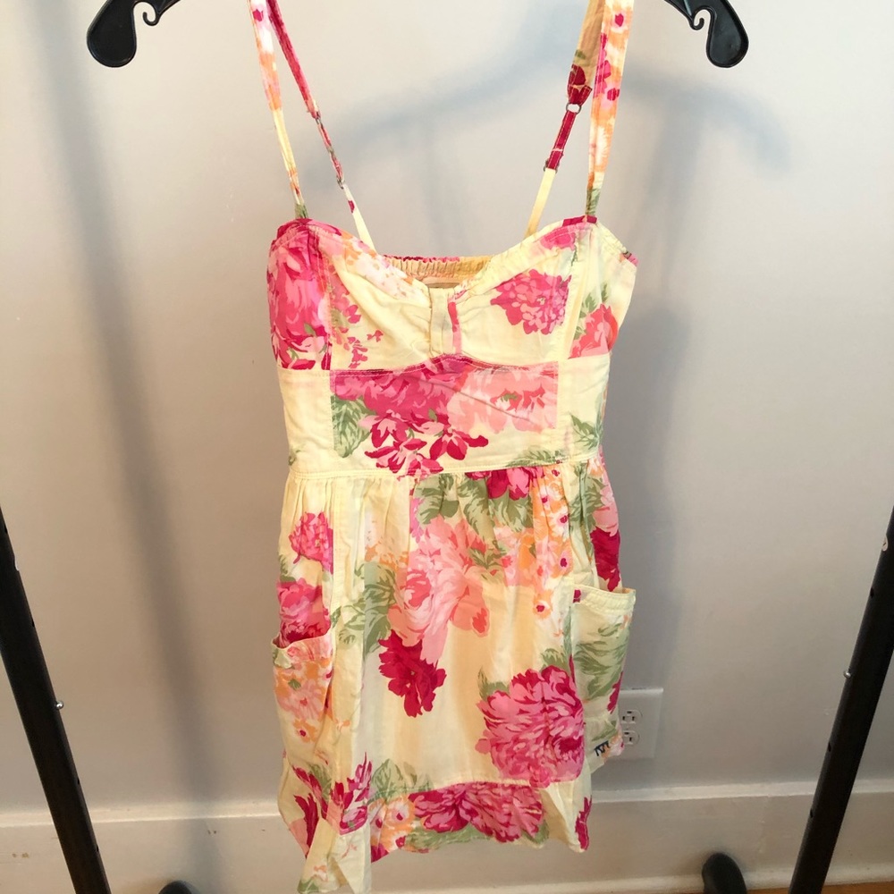 Abercrombie Yellow Flower Sundress - Girl’s L